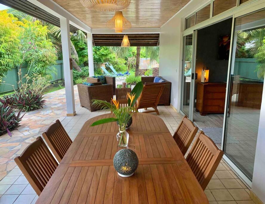Villa Hoama Lodge Moorea Teavaro Bagian luar foto
