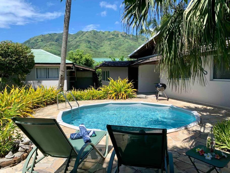 Villa Hoama Lodge Moorea Teavaro Bagian luar foto
